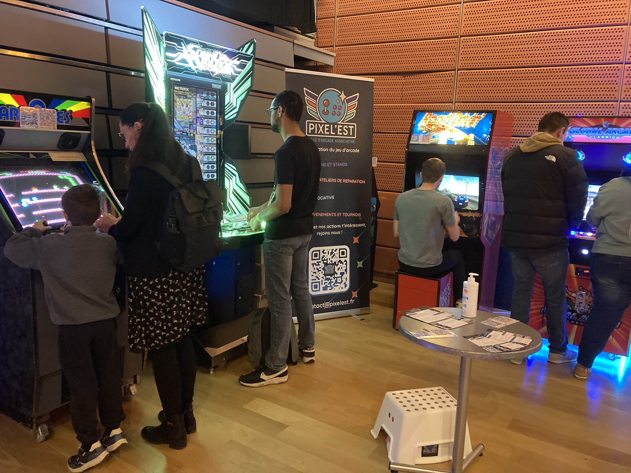 Une partie de notre stand